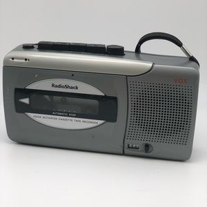 Radio Shack VOX Voice Activated Cassette Recorder CTR 123 WORKS